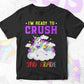 I'm Ready To Crush 2nd Grade Back To School Editable Vector T-shirt Designs Svg Files