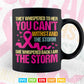 I'm The Storm Strong Breast Cancer Warrior Pink Ribbon Svg T shirt Design.