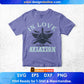 In Love With Aviation Editable T shirt Design In Ai Svg Printable Files