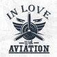 In Love With Aviation Editable T shirt Design In Ai Svg Printable Files