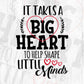 It Takes A Big Heart To Help Shape Little Minds Teacher Editable T shirt Design In Ai Png Svg Cutting Printable Files