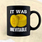 It Was Inevitable Crypto Btc Bitcoin Editable Vector T-shirt Design in Ai Svg Files
