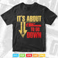 It's About To Go Down Joke Funny Plumber's Plunger Svg T shirt Design.