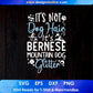 It's Not Dog Hair It's Bernese Mountain Dog Glitter T shirt Design In Ai Svg Files