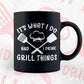It's What I Do Drink Grill Things Funny BBQ Pitmaster Editable Vector T shirt Design in Ai Png Svg Files.