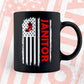 Janitor USA Flag Proud Professions Gift Editable Vector T-shirt Design in Ai Svg Files