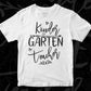 Kindergarten Teacher Editable T shirt Design In Ai Svg Png Cutting Printable Files