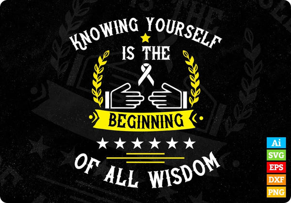 products/knowing-yourself-is-the-beginning-of-all-wisdom-awareness-editable-t-shirt-design-in-ai-881.jpg