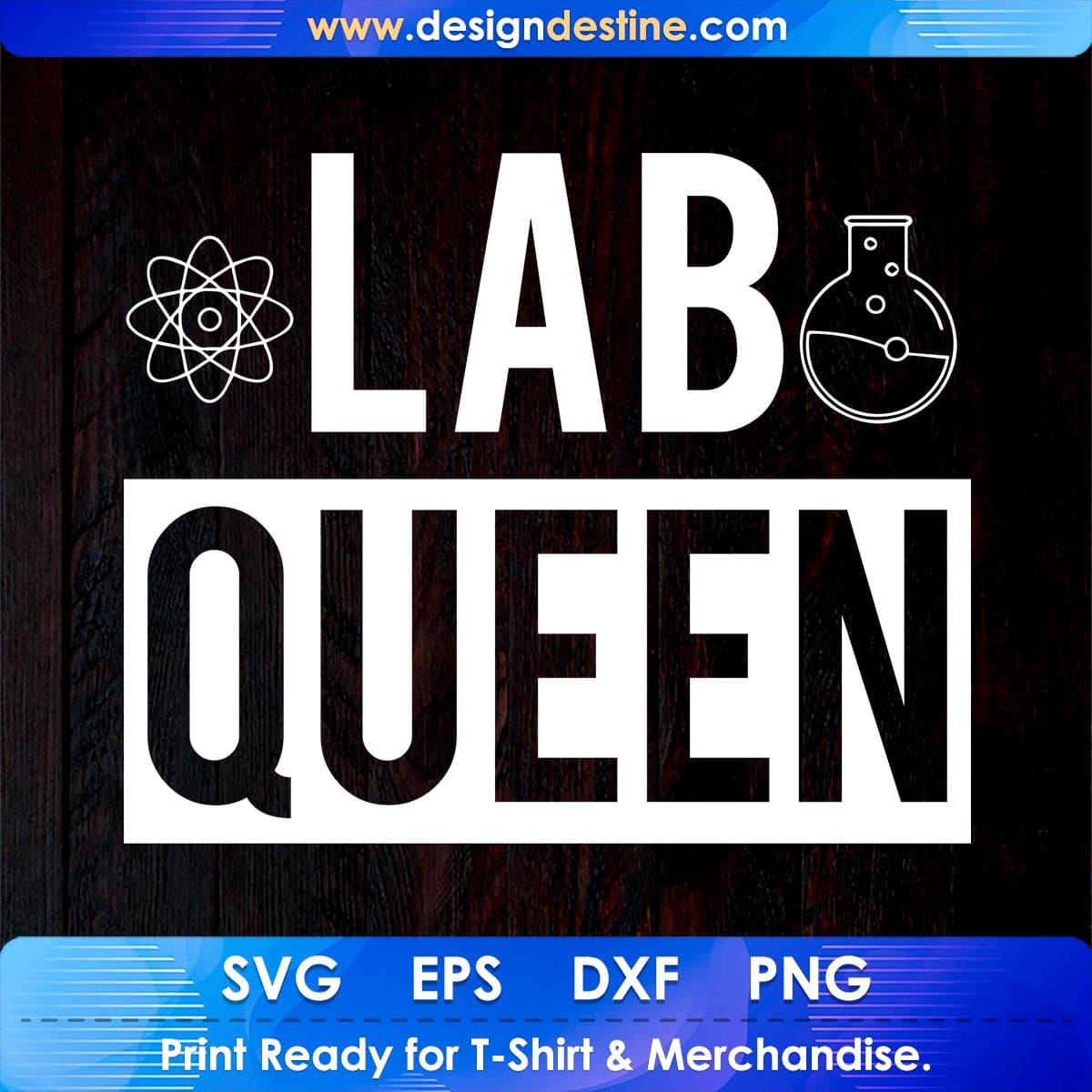 Lab Queen T shirt Design In Svg Png Cutting Printable Files