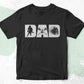 Lacrosse Dad Editable Vector T-shirt Design in Ai Svg Png Files