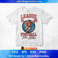 League 1986 Football Team Leader American Football Editable T shirt Design Svg Cutting Printable Files