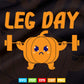 Leg Day Thanksgiving Turkey Funny Gift Svg Png Cut Files.
