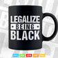 Legalize Being Black Police Svg Cricut Files.