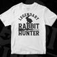Legendary Rabbit Hunter T shirt Design Svg Cutting Printable Files
