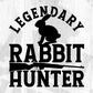 Legendary Rabbit Hunter Vector T shirt Design In Svg Png Printable Files