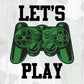 Let's Play Sports T shirt Design In Svg Png Cutting Printable Files