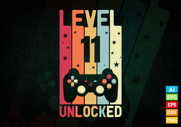 products/level-11-unlocked-video-gamer-11th-birthday-editable-vector-t-shirt-designs-png-svg-files-887.jpg