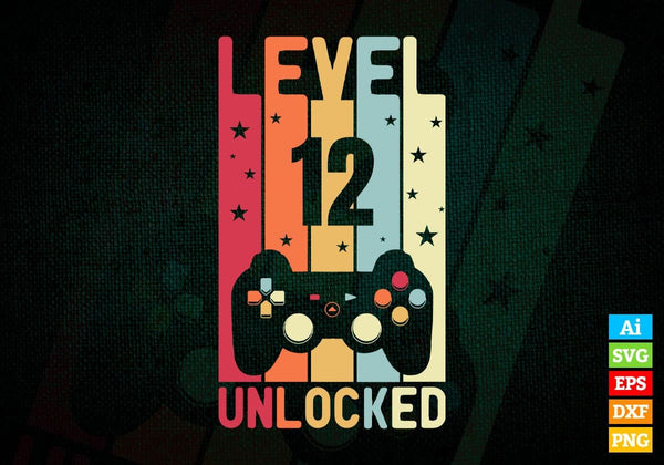 products/level-12-unlocked-video-gamer-12th-birthday-editable-vector-t-shirt-designs-png-svg-files-299.jpg