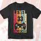 Level 33 Unlocked Video Gamer 33rd Birthday Editable Vector T-shirt Designs Png Svg Files