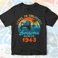 Level 79 Unlocked Awesome Since 1943 Video Gamer 79th Birthday Vintage Editable Vector T-shirt Design in Ai Svg Png Files