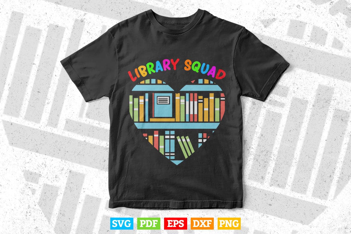 Library Club Svg Library Squad Librarian Bookworm Book Lover Svg Png Cut Files ...