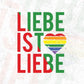 LIEBE IS'T LIEBE Love Vector T-shirt Design in Ai Svg Png Files