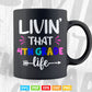 Livin' That 4th Grade Life Back to School Vector T shirt Design Png Svg Cricut Files