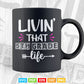 Livin' That 5th grade Life Back to School Vector T shirt Design Png Svg Cut Files