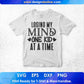 Losing My Mind One Kid At A Time Mother's Day T shirt Design In Png Svg Cutting Printable Files