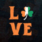 Love St Patrick's Day Editable Vector T-shirt Design in Ai Svg Png Files