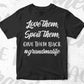 Love Them Spoil Them Grandma Life Editable Vector T-shirt Design in Ai Svg Png Files