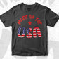 Made in The USA Flag 4th of July Vector T shirt Design in Ai Png Svg Files