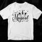 Magical Unicorn T shirt Design In Svg Png Cutting Printable Files