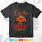 Mama Turkey Matching Family Group Cute Mom Thanksgiving Day Svg Png Cut Files.