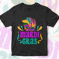 Mardi Gras Party Hat Editable Vector T-shirt Design in Ai Svg Png Files