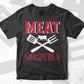 Meat Whisperer Funny BBQ Butcher Chef Life T shirt Design Ai Png Svg Cricut Files