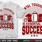 Mental Toughness Is Essential To Success American Football Editable T shirt Design Svg Cutting Printable Files
