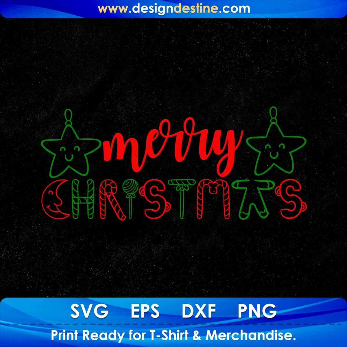 Merry Christmas T shirt Design In Svg Png Cutting Printable Files