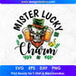 Mister Lucky Charm St Patrick's Day T shirt Design In Svg Png Cutting Printable Files