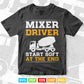 Mixer Drivers Concrete and Cement Truck Driver Vector T shirt Design Svg Printable Files