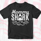 Mommy Shark T shirt Design In Svg Png Cutting Printable Files