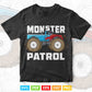 Monster Patrol Vintage Police Cop Car Monster Trucks In Svg Png Files.