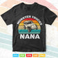 Monster Truck Nana Vintage Retro In Svg Png Files.