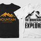 Mountain 50 T-shirt Designs Bundle Part 1