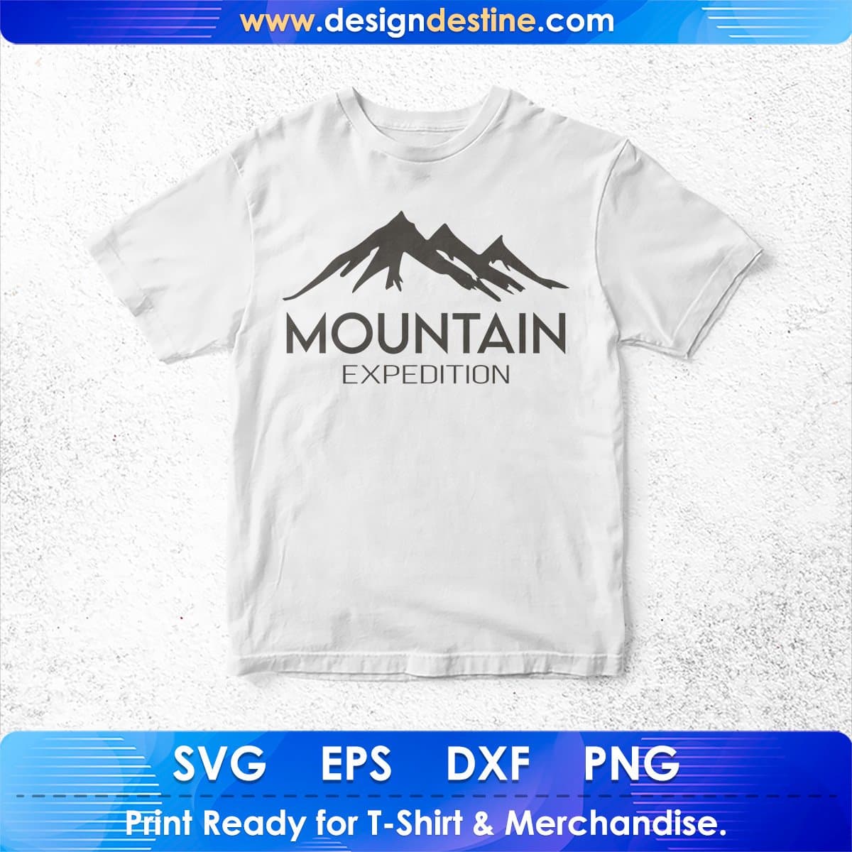 Mountain Expedition T shirt Design In Ai Svg Printable Files