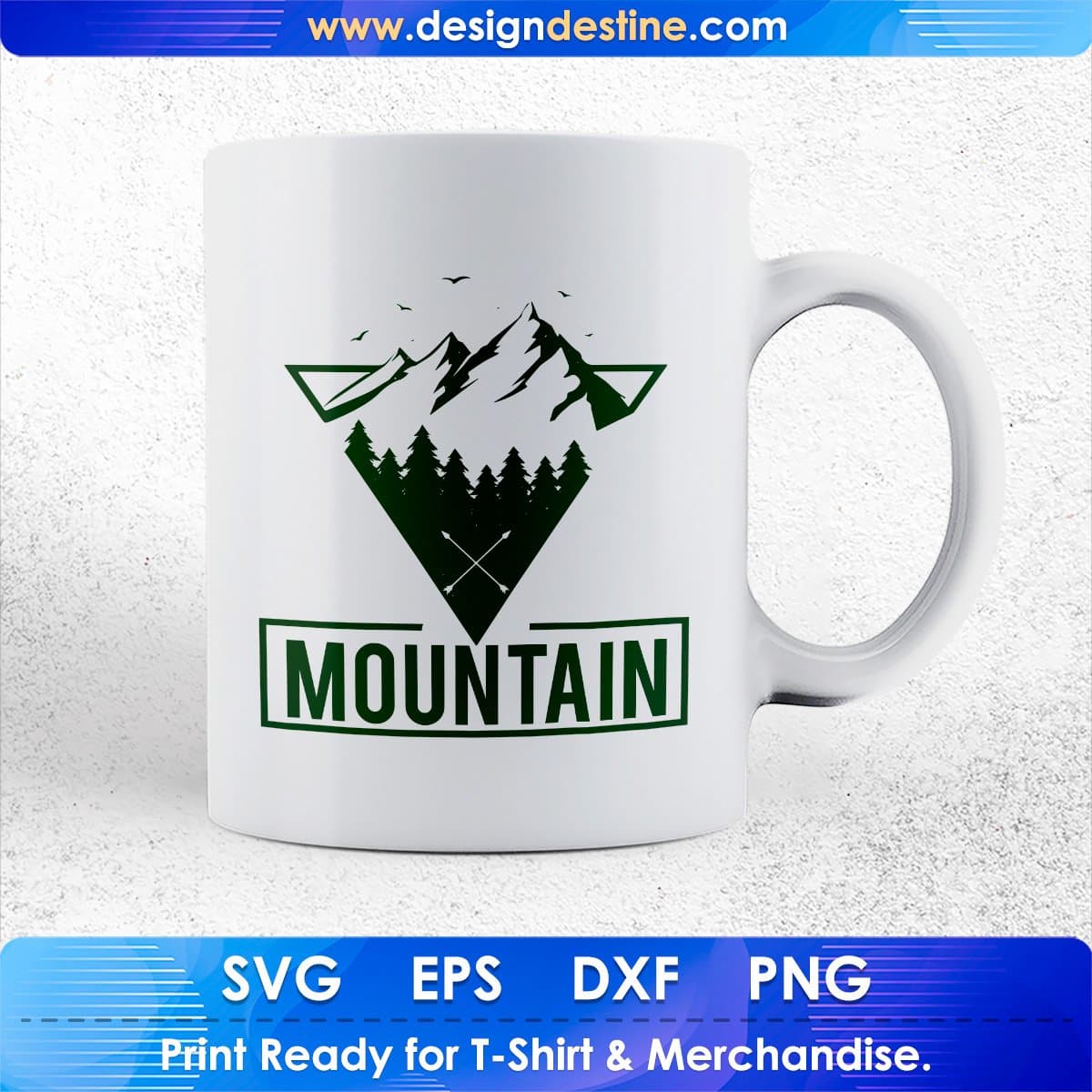 Mountain T shirt Design In Ai Svg Print Files