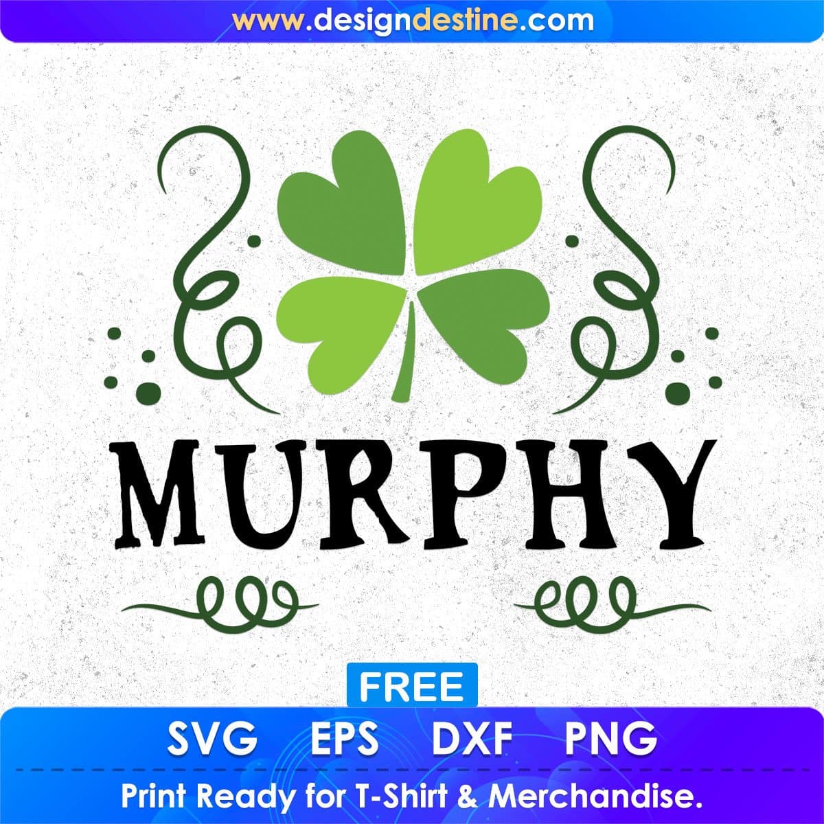 Murphy St Patrick's Day T shirt Design In Svg Png Cutting Printable Files