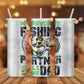 My Favorite Partner Calls Me Dad Fishing Father's Day T shirt Tumbler Design Png Sublimation Files