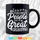 My Favorite People Call Me Great Grandma Mother's Day Gift Svg T shirt Design.