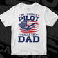 My Favorite Pilot Calls Me Dad Editable T shirt Design In Ai Svg Cutting Printable Files